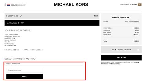 kortingscode michael kors eu